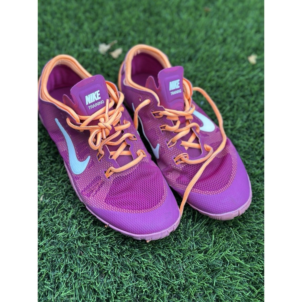 Nike Free Bionic Women's Training Shoes Purple Orange US 9 EU 40.5 599269-501